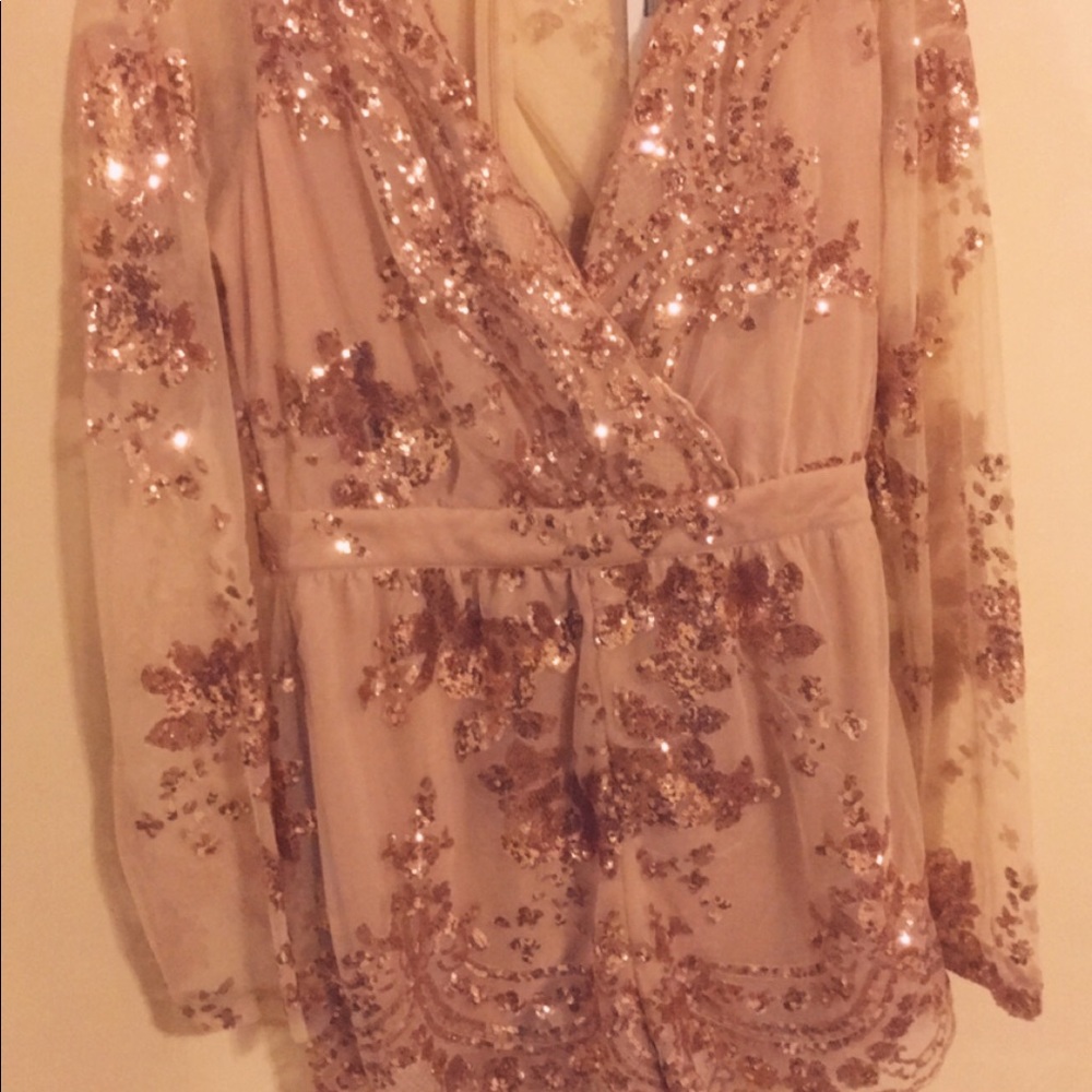 Rose Gold Romper